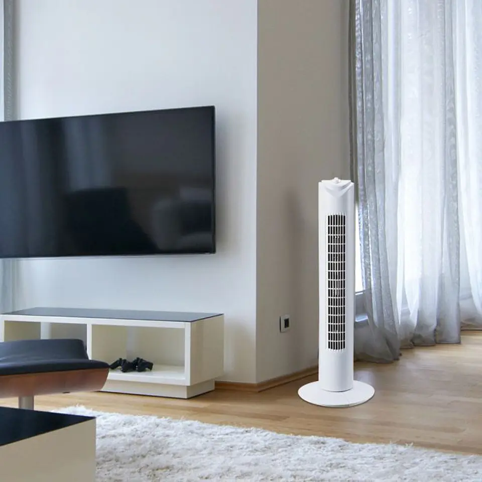 Ventilador torre 4538 45W c/função de oscilação e temporizador V-TAC 4