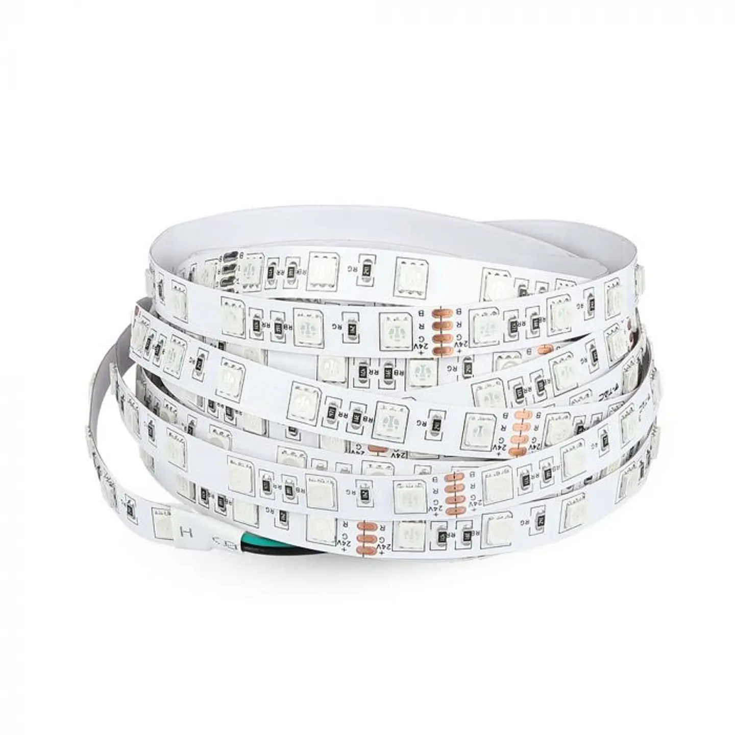 Fita LED 10W/M 6400K IP20 24V V-TAC 1