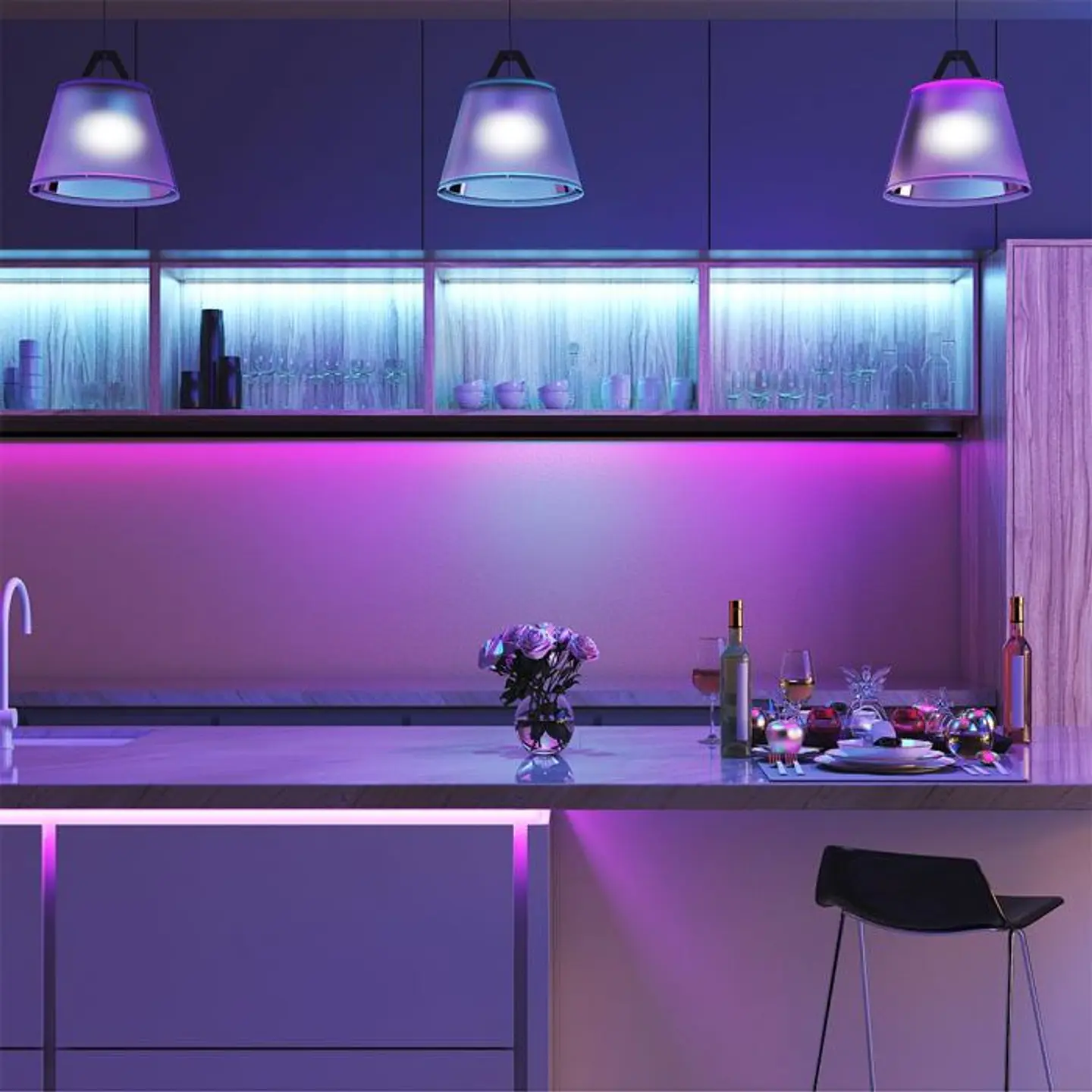 Tira LED 5050 60 7W/M RGB SET IP20 EU PLUG V-TAC 8