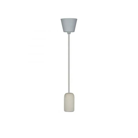 Lámpara colgante Concrete, Light Grey E27 V-TAC