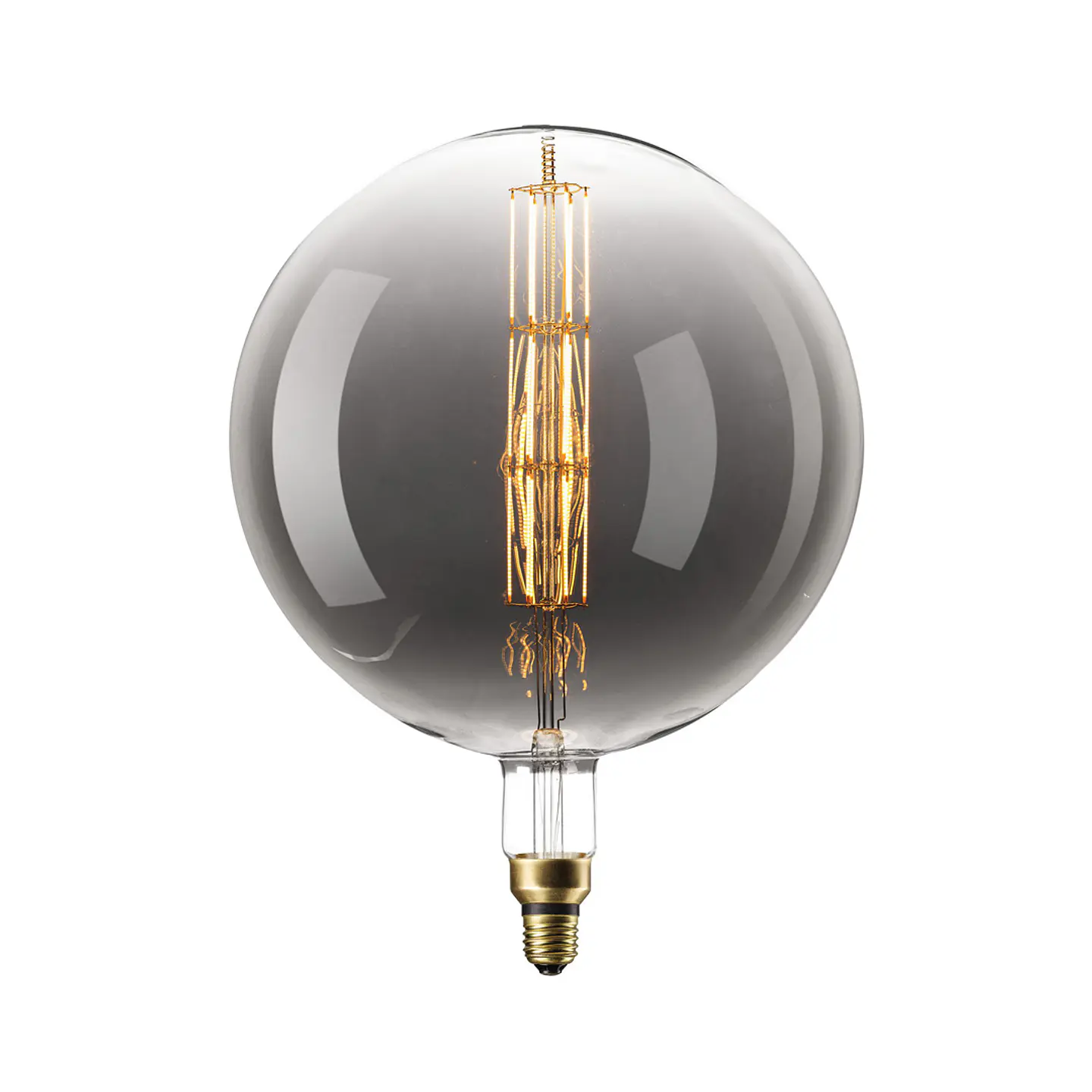 XXL Manhattan Titanium LED Globelamp 8W E27 2200K Calex Bulb 1