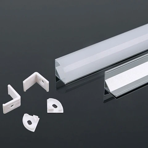 Perfil com Kit para Fita LED 8109 2000X15.8X15.8MM Prata V-TAC