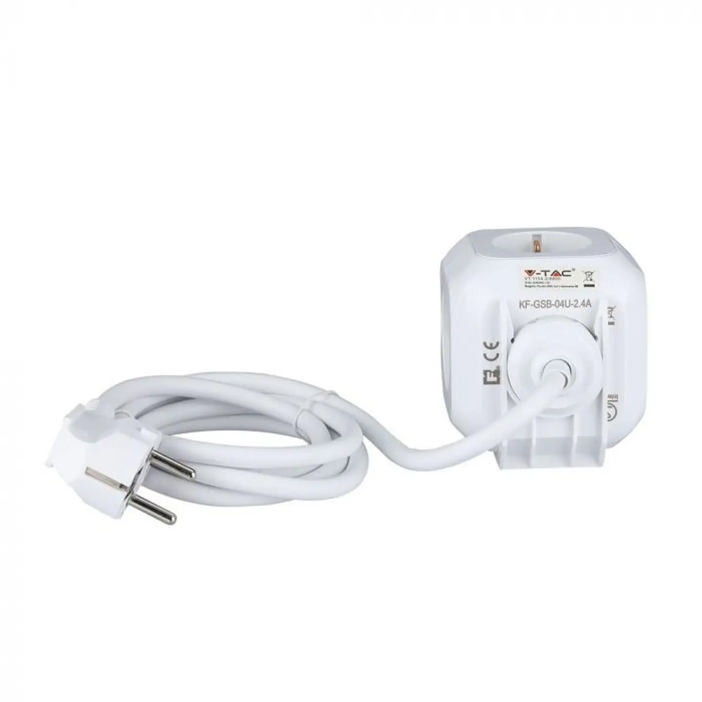Extensão com 4 vias USB 1154-2 (3G1.5mm² x 1.4m) V-TAC 3