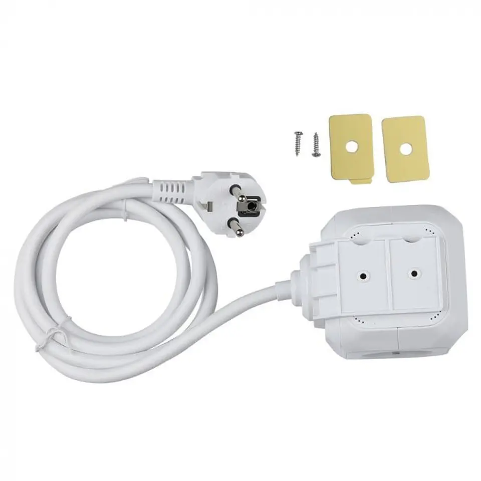 Extensão com 4 vias USB 1154-2 (3G1.5mm² x 1.4m) V-TAC 4