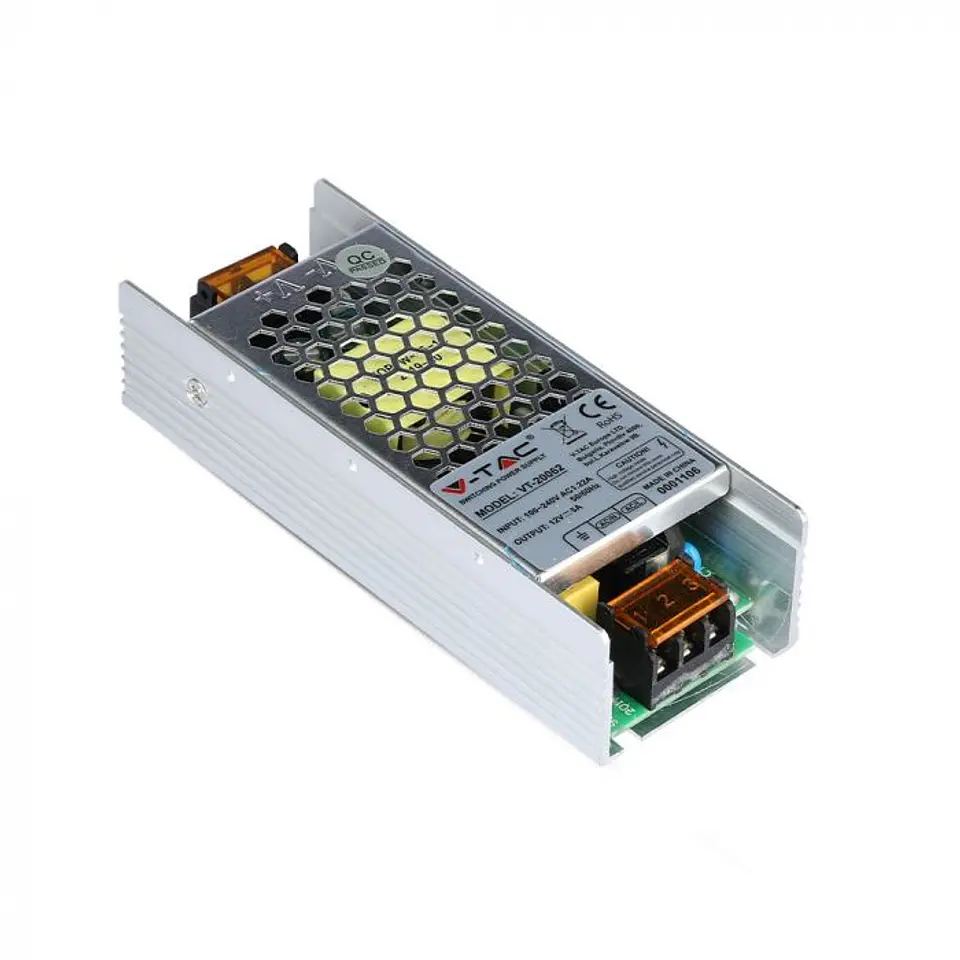 Driver LED SLIM 60W 12V 5A IP20 V-TAC 1