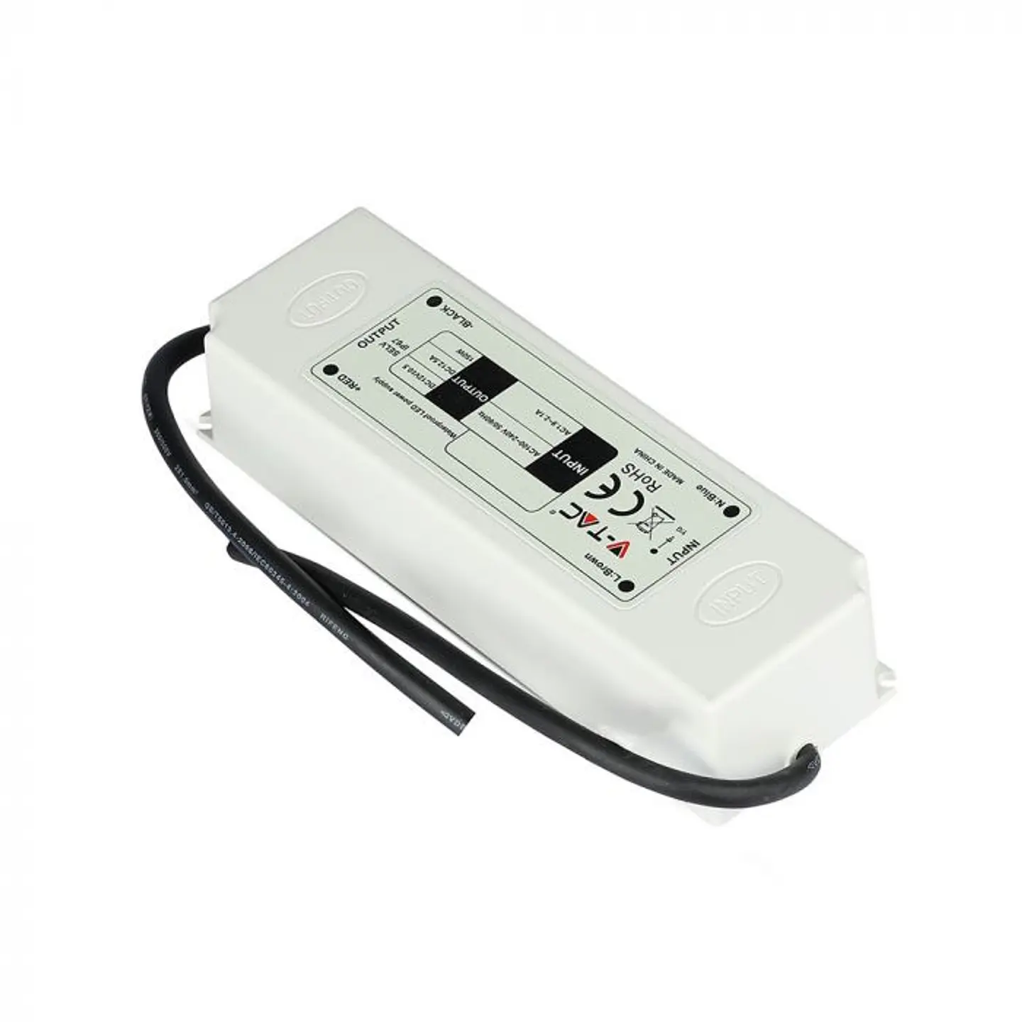 LED Driver Plastic 100W 12V IP67.5 YRS WTY V-TAC 1