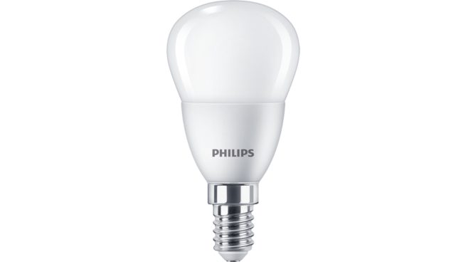 Lâmpada CorePro LED lustre ND 2.8-25W E14 827 P45 FR Philips
