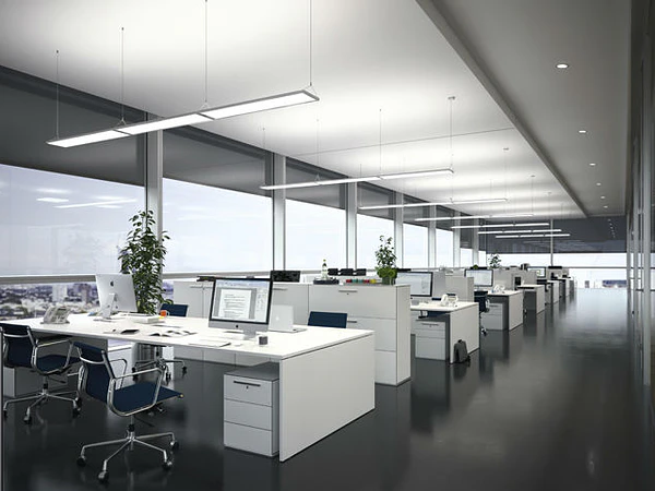 Positioning of Lighting in Offices