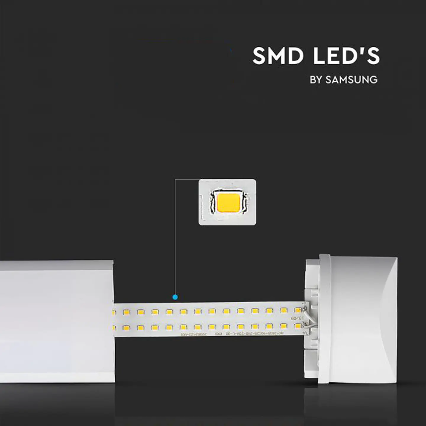 Barra LED 8-40 40W 1200mm Samsung chip 6400K (120LM/W) V-TAC 8