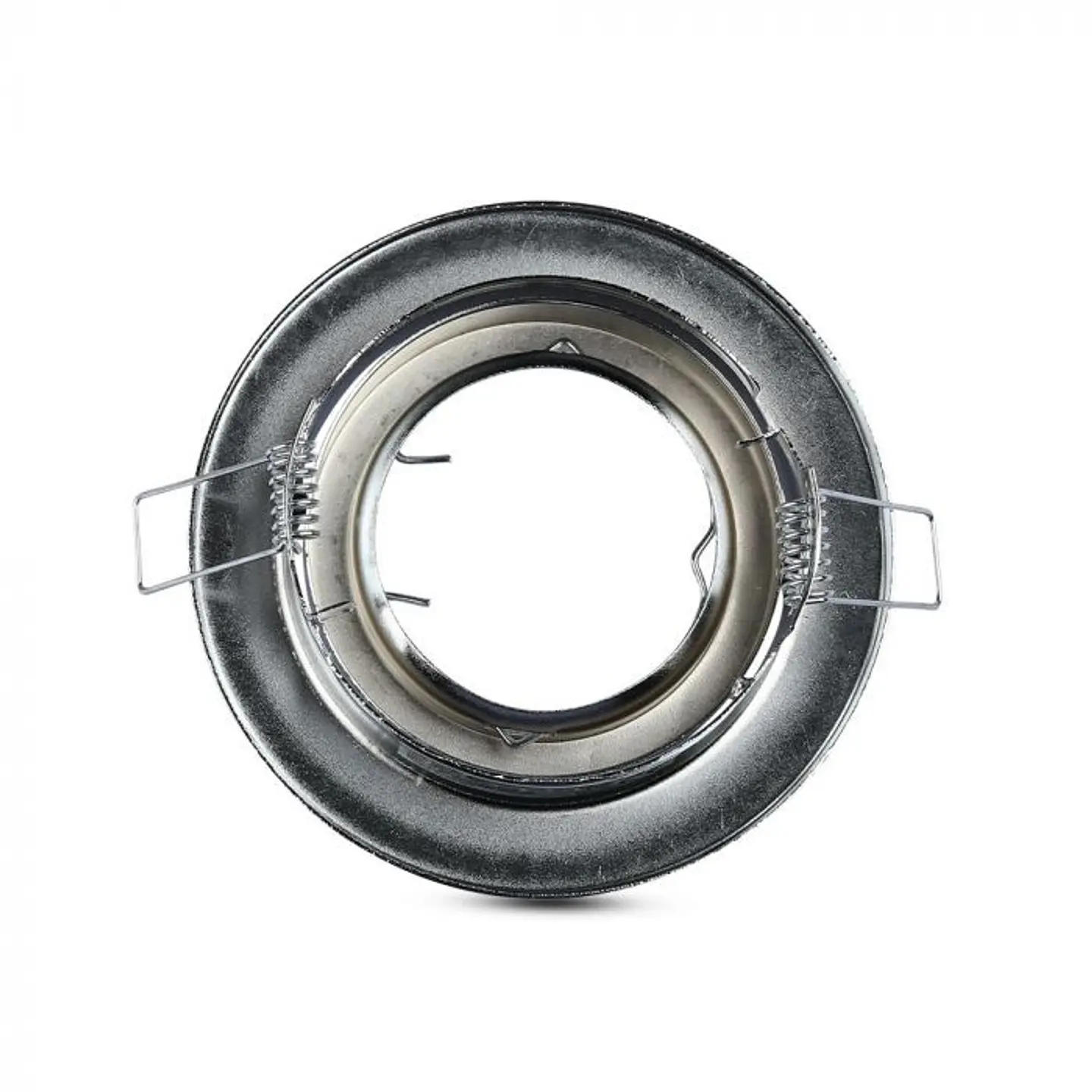 Aro redondo de acero inoxidable cromado GU10 V-TAC 2