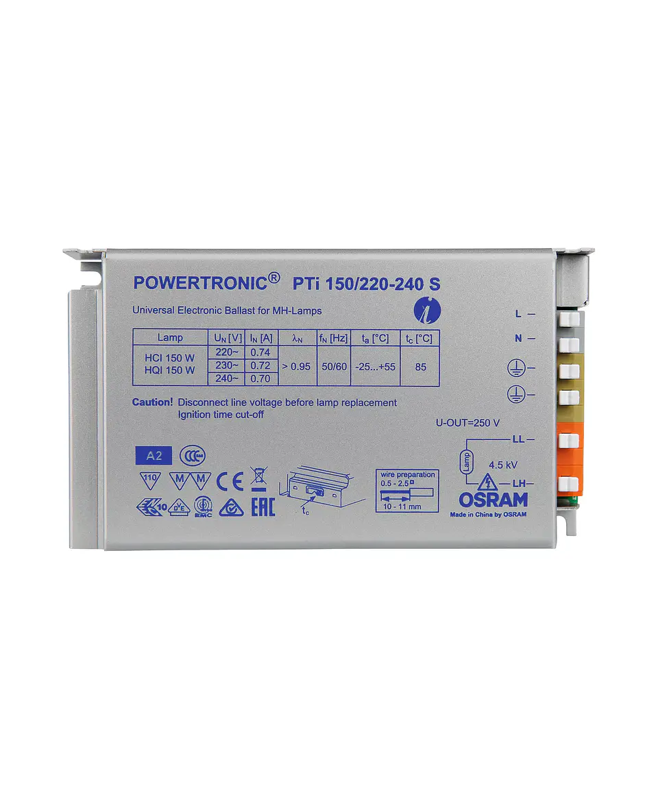 Balastro electrónico QT PTI 150/220-240 S Osram 2