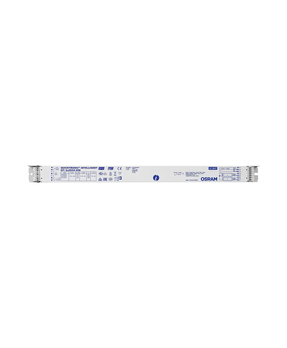 Balastro QTi 2X28/54 DIM Osram 2