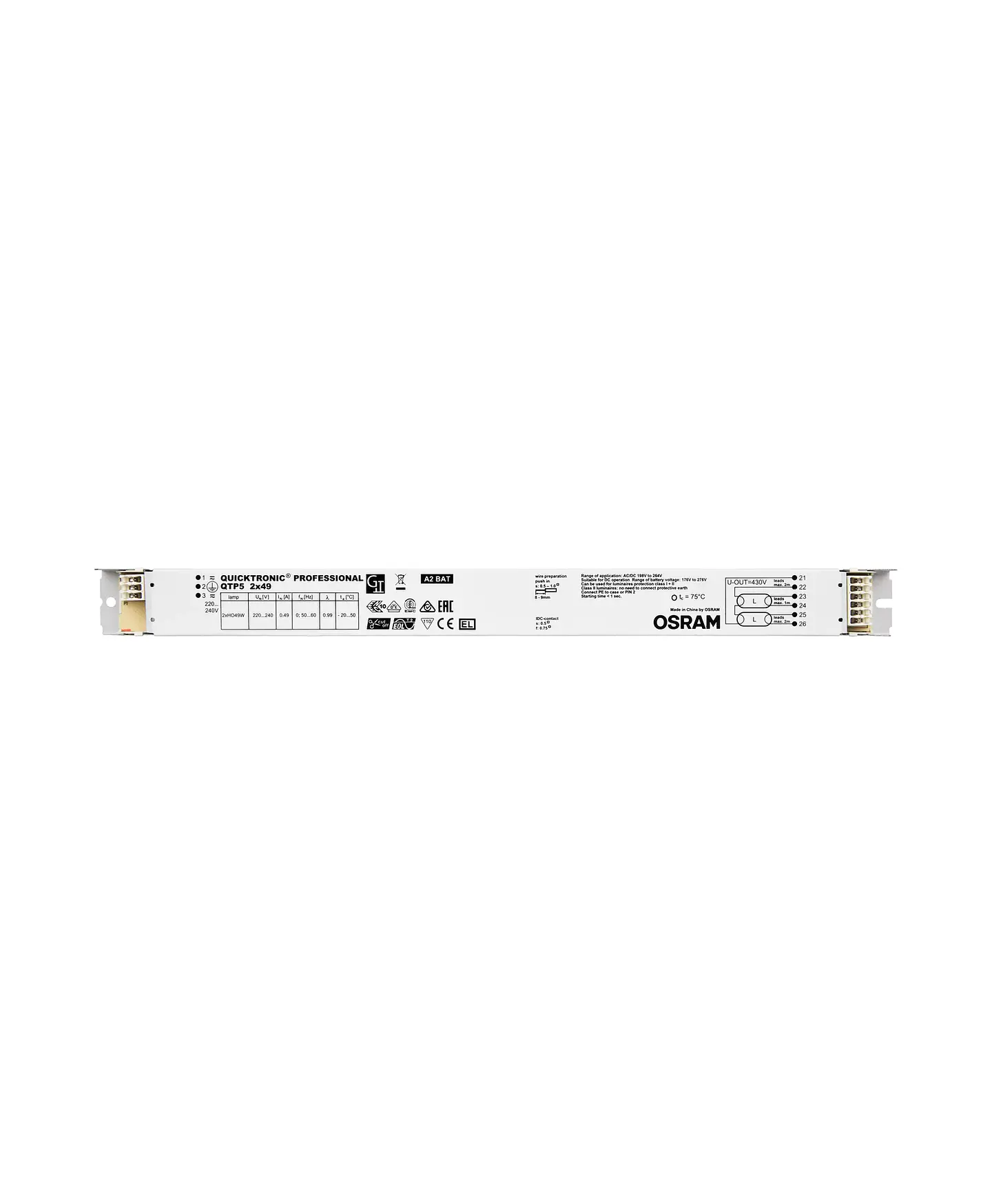 Quicktronic Professional 5 2X49 Osram 2