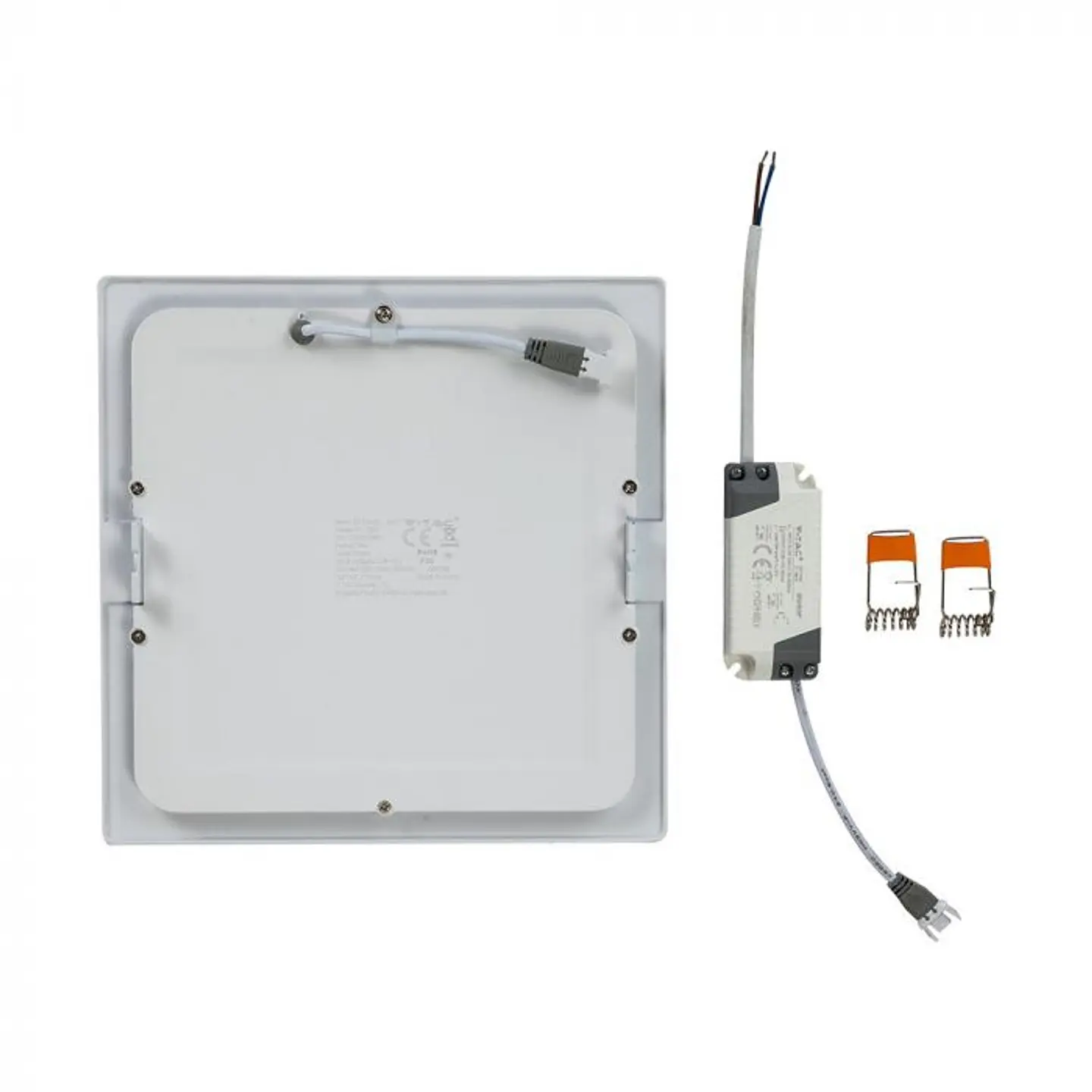 Downlight LED de encastrar quadrado 12W V-TAC 3
