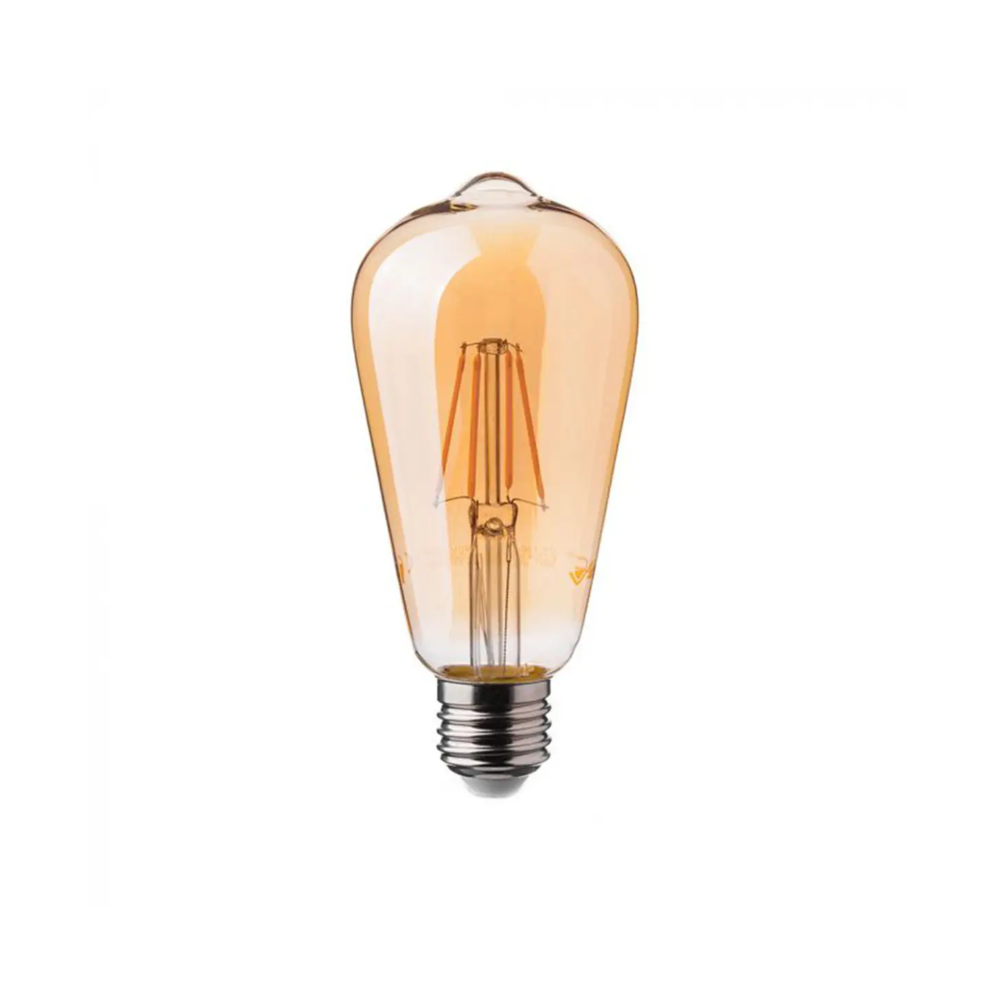 Bombilla LED ST64 6W 2200K E27 ámbar V-TAC 1