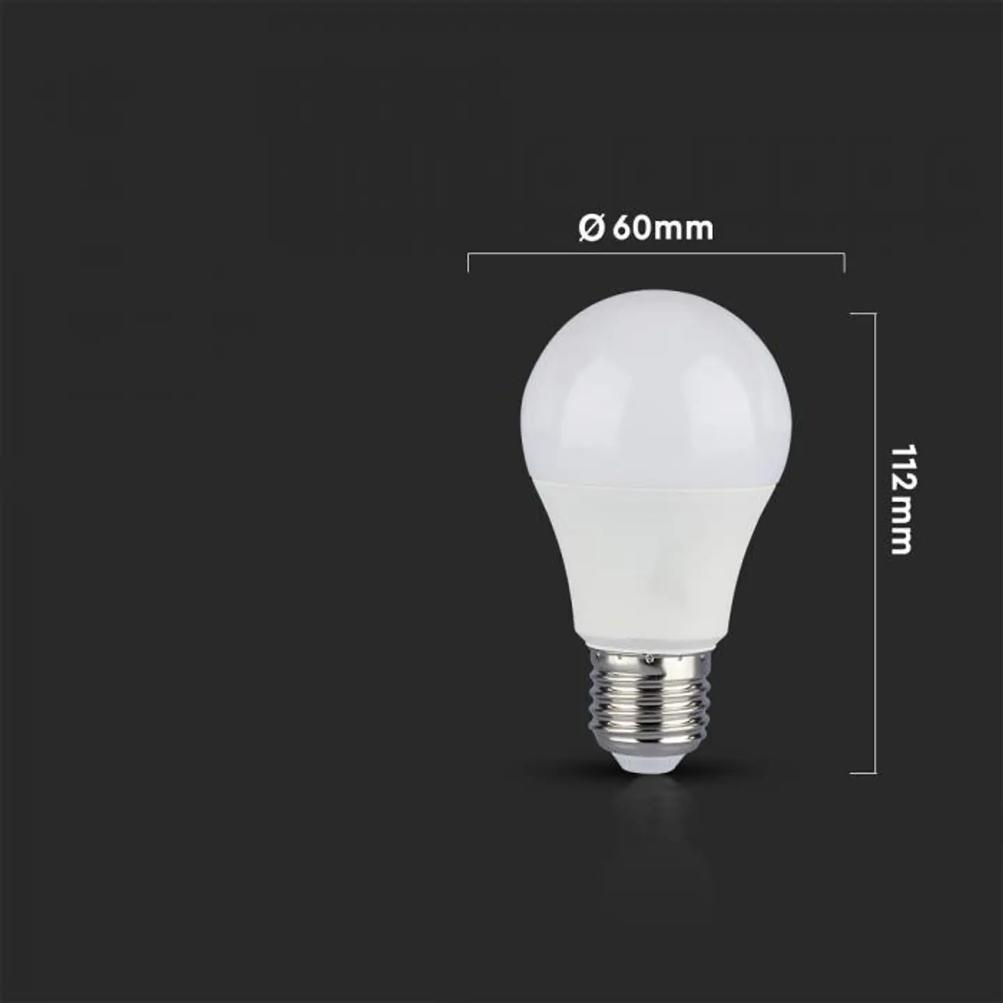 Lâmpada LED A60 9W E27 c/sensor de micro-ondas V-TAC 2