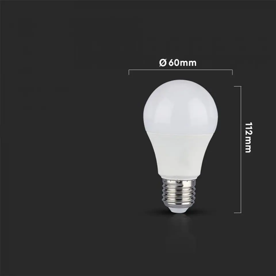 Lâmpada LED A60 9W E27 c/sensor de micro-ondas V-TAC 2