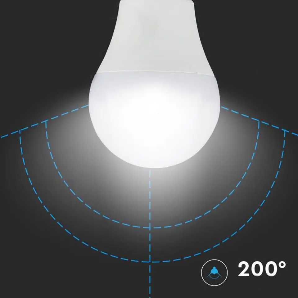 Lâmpada LED A60 9W E27 c/sensor de micro-ondas V-TAC 4