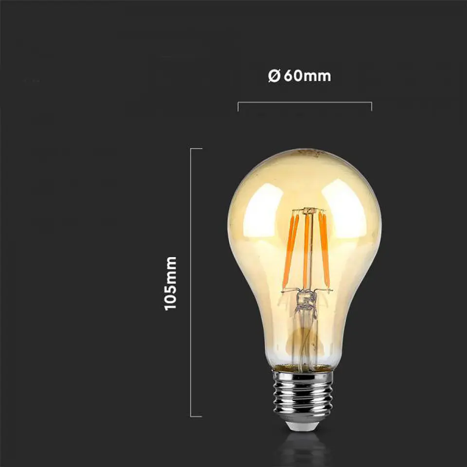 LED Bulb A67 10W E27 2200K Amber V-TAC 2