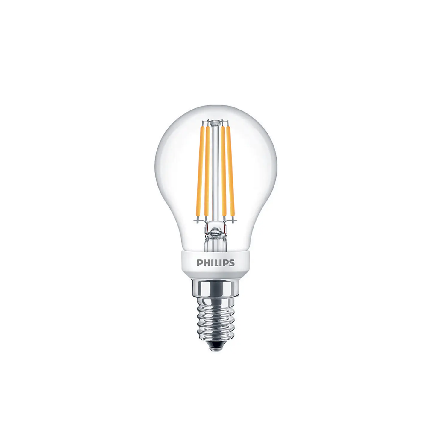 Lâmpada CLA LEDLuster D 5=40W/827 CL E14 P45 Philips 1