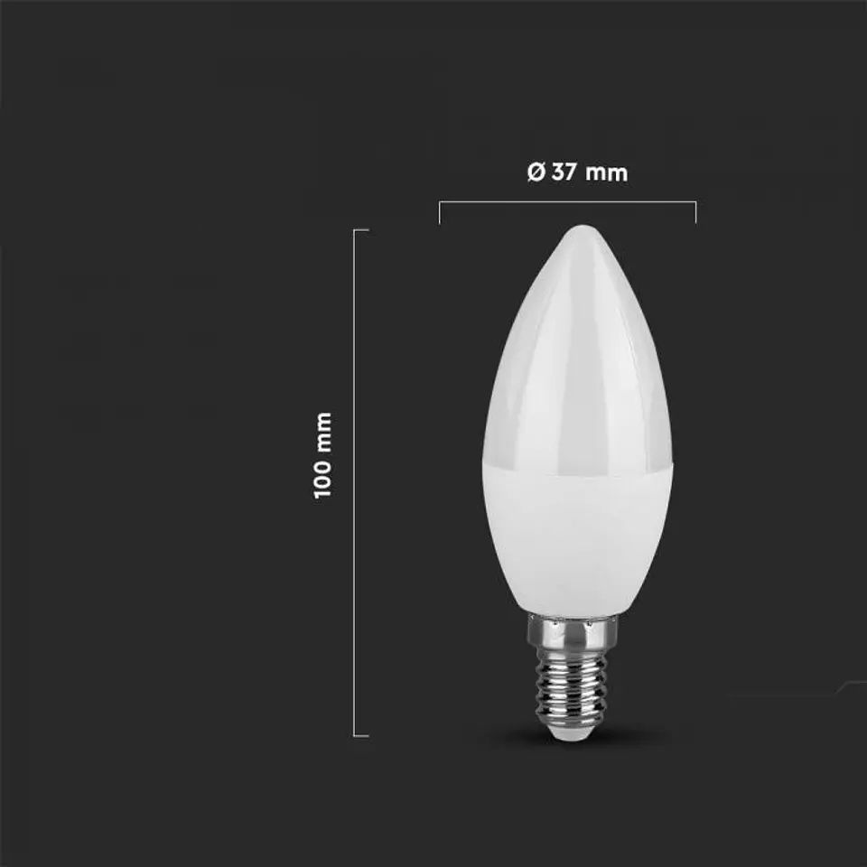 Bombilla LED vela 4W E14 V-TAC 2