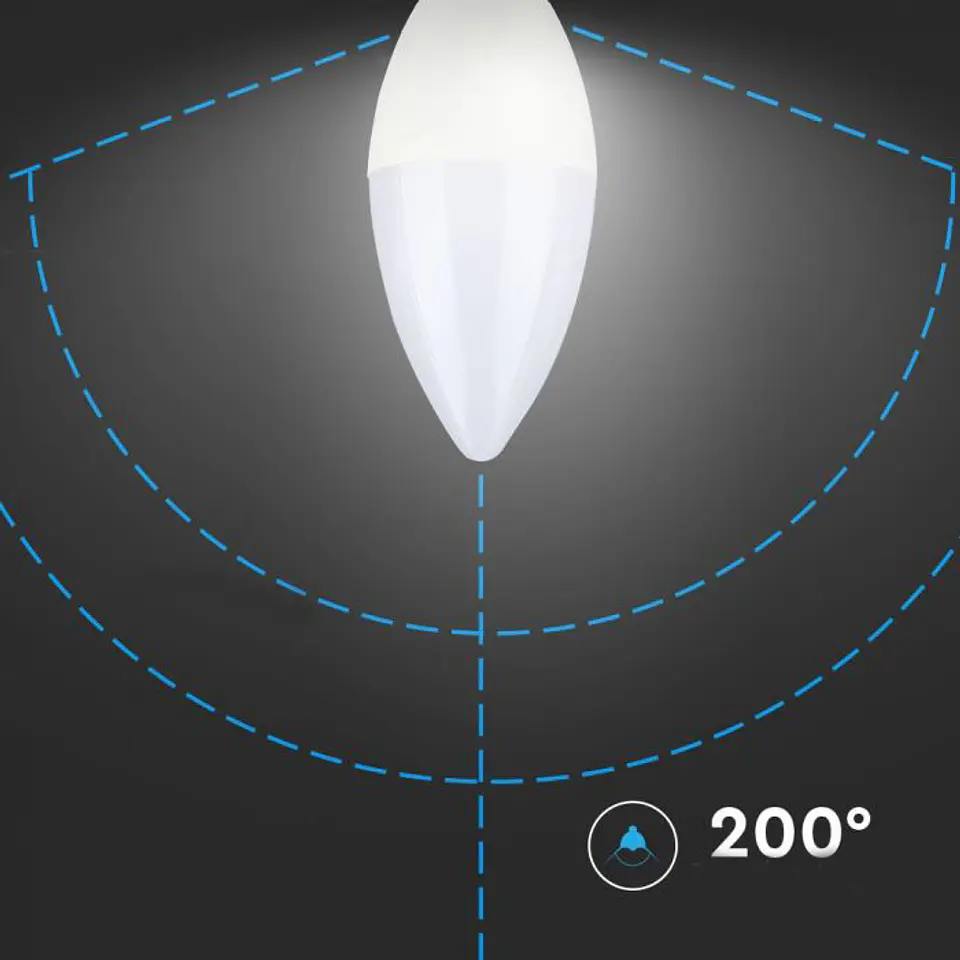 Bombilla LED vela 4W E14 V-TAC 3