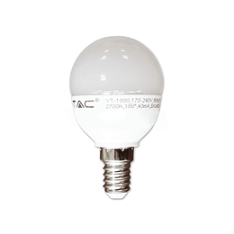 Lâmpada LED 6W 6400K E14 P45 V-TAC