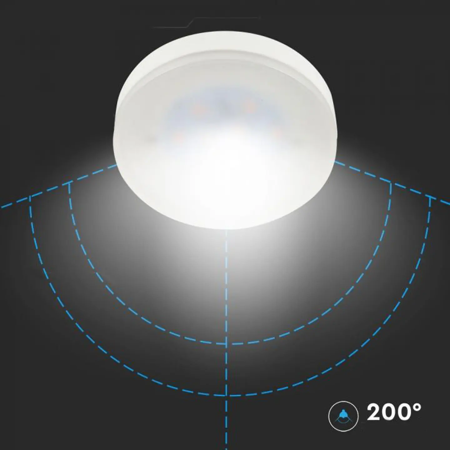 Lâmpada LED 7W Chip Samsung GX53 V-TAC 3