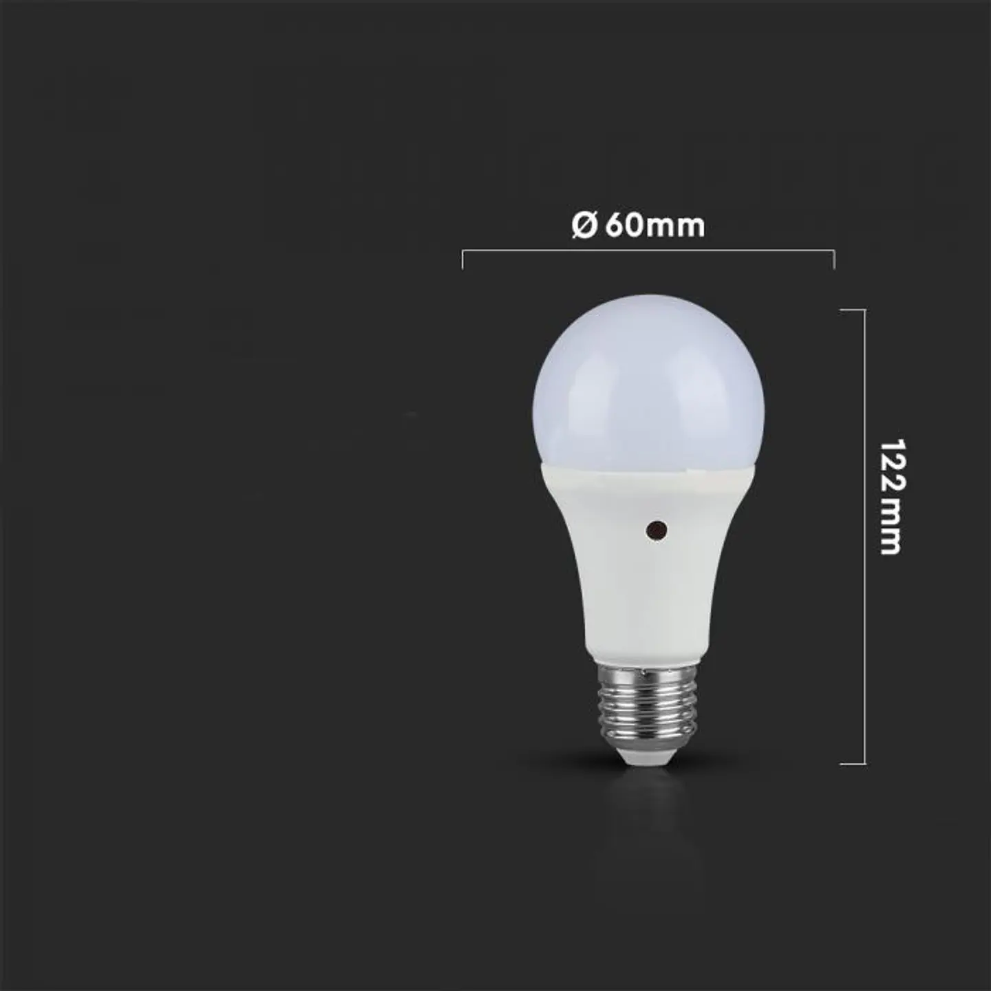 Lâmpada LED 9W E27 200º c/sensor V-TAC 3