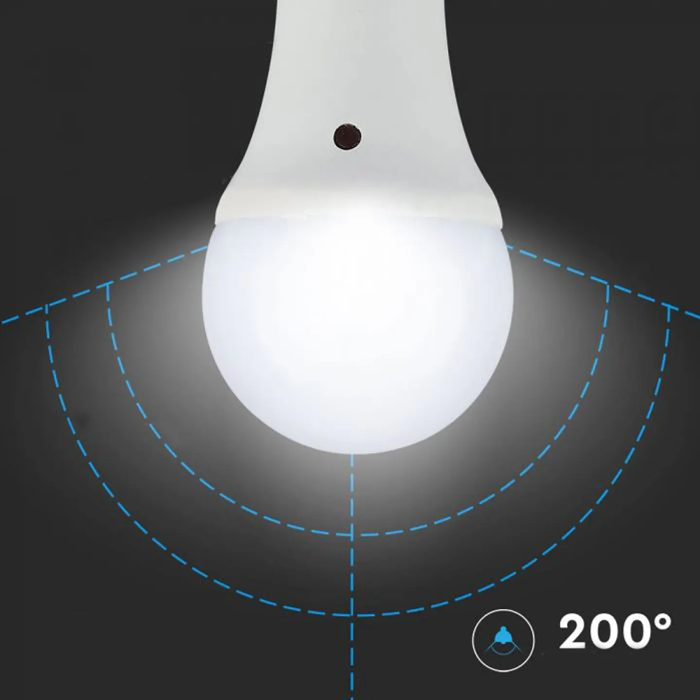 Lâmpada LED 9W E27 200º c/sensor V-TAC 4
