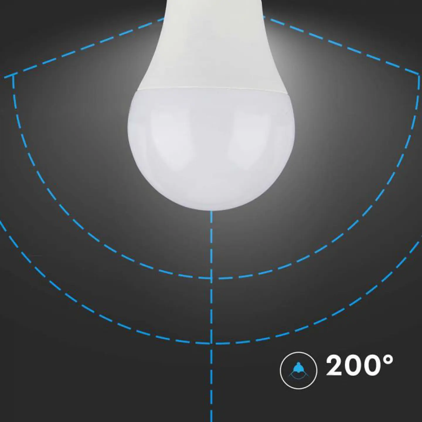 Bombilla LED Plastic 10.5W A60 E27 V-TAC 3