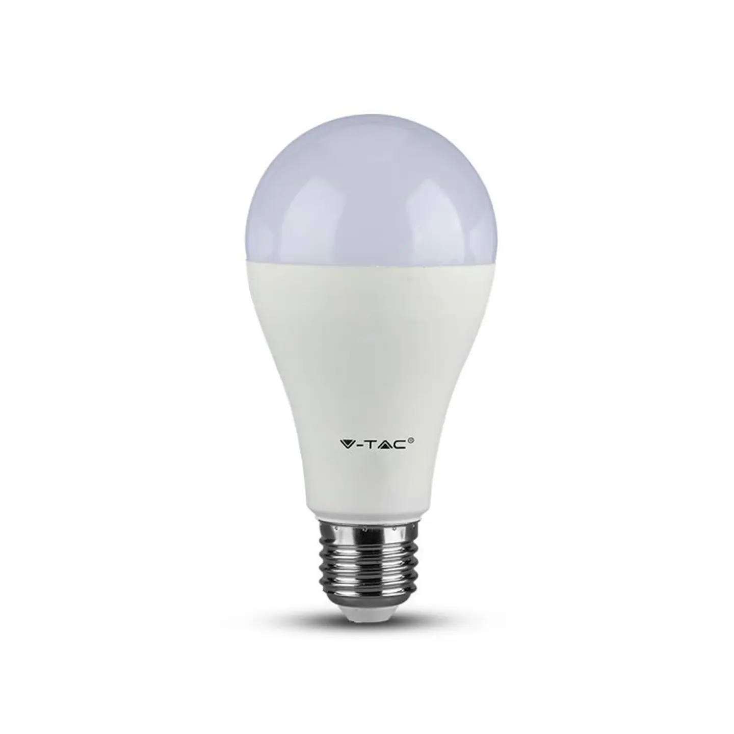 Lâmpada LED Plastic 15W A65 2700K E27 (2 unid. ) V-TAC 1