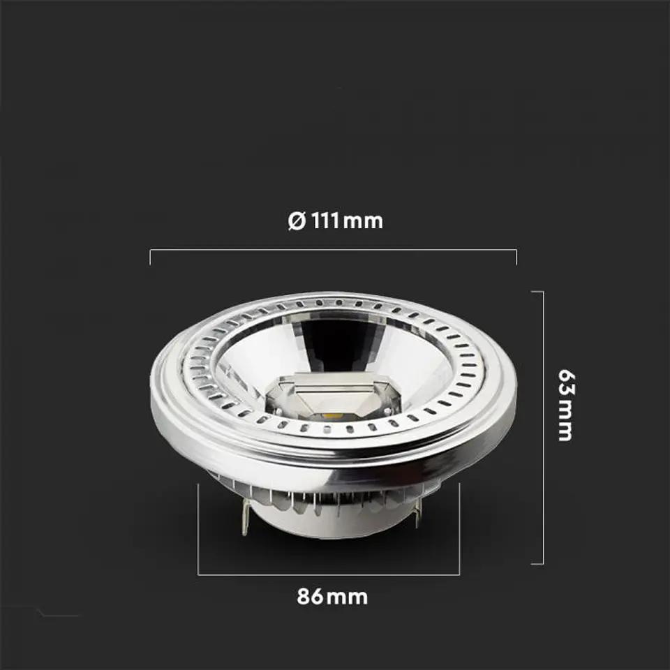 Lâmpada LED 15W AR111 12V G53 40º V-TAC 2