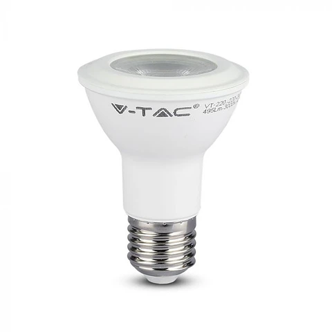 Lâmpada LED Plastic 5.8W Chip Samsung E27 PAR20 V-TAC