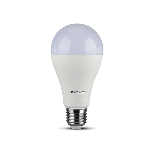 Lâmpada LED Plastic 15W A65 4000K E27 200° V-TAC