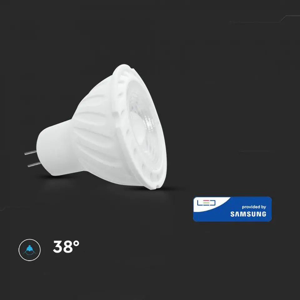 Lâmpada LED Chip Samsung 6.5W GU5.3 38º V-TAC 4