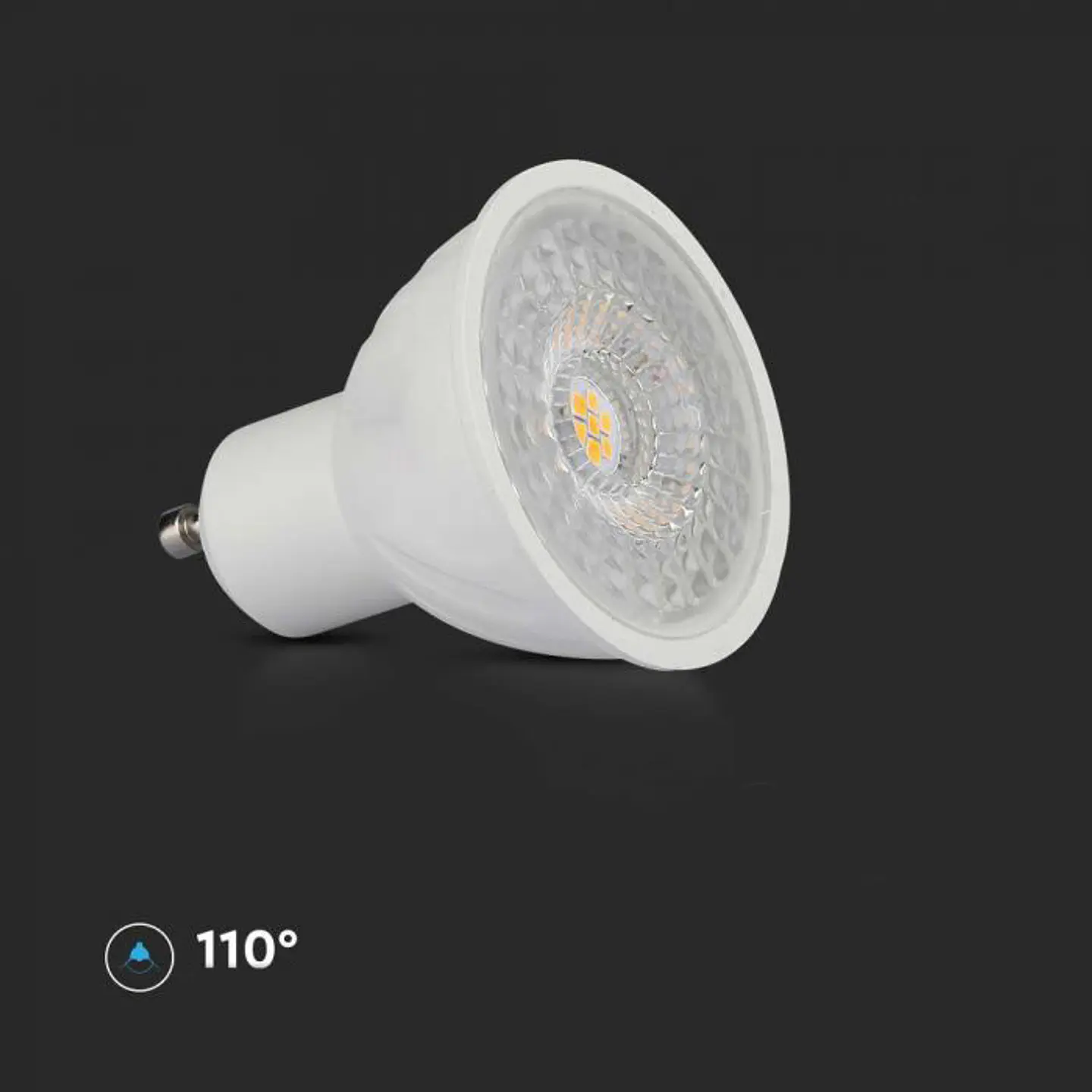 Lâmpada LED 6W Chip Samsung GU10 110º V-TAC 5