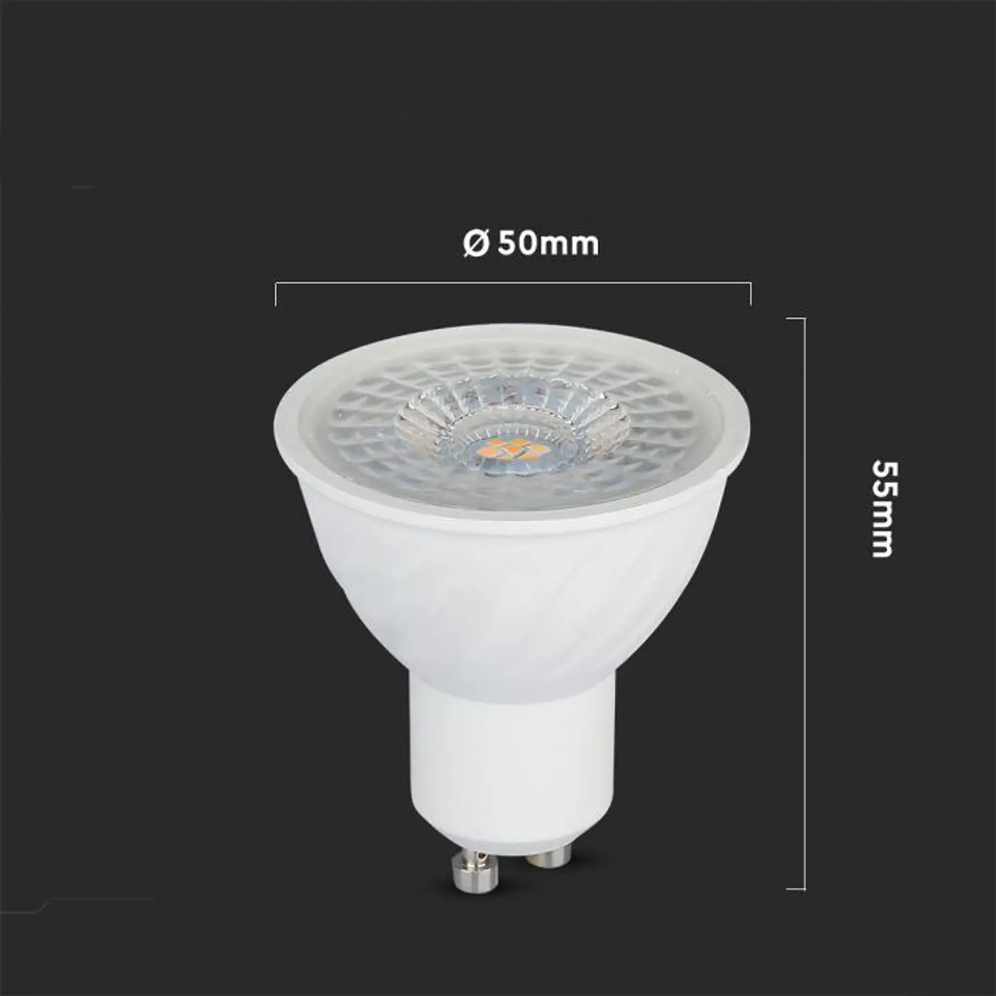Lâmpada LED 6W Chip Samsung GU10 110º V-TAC 4