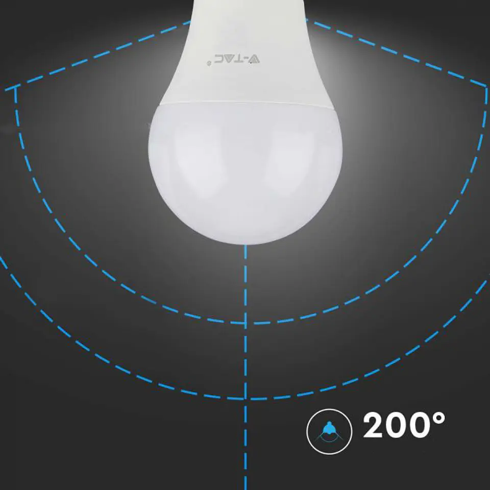 LED Bulb Plastic Chip Samsung 10.5W 4000K E27 A60 V-TAC 3