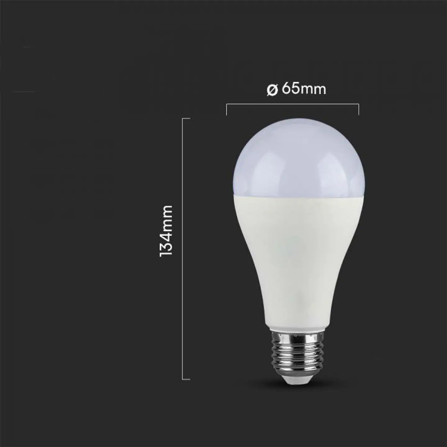 Bombilla LED Plastic Chip Samsung 15W 6500K E27 A60 V-TAC 2