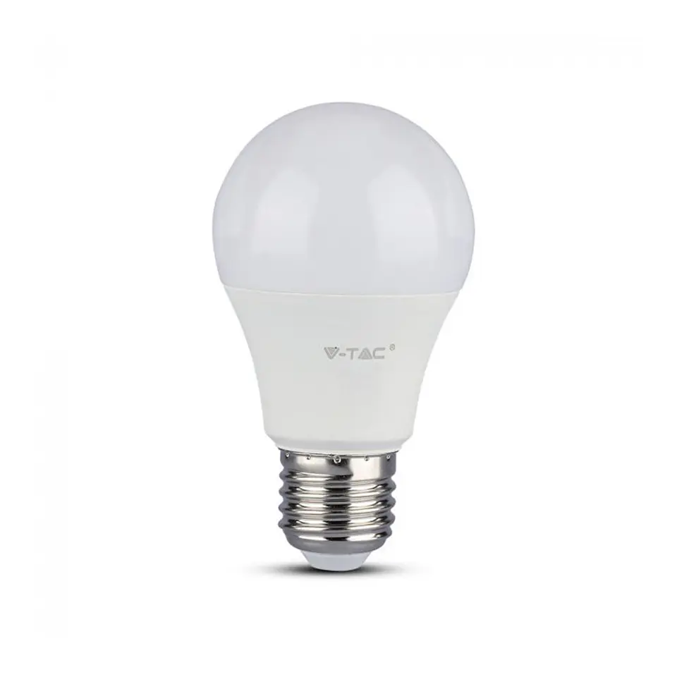 LED Bulb Plastic Chip Samsung 8.5W 3000K E27 A60 V-TAC 1