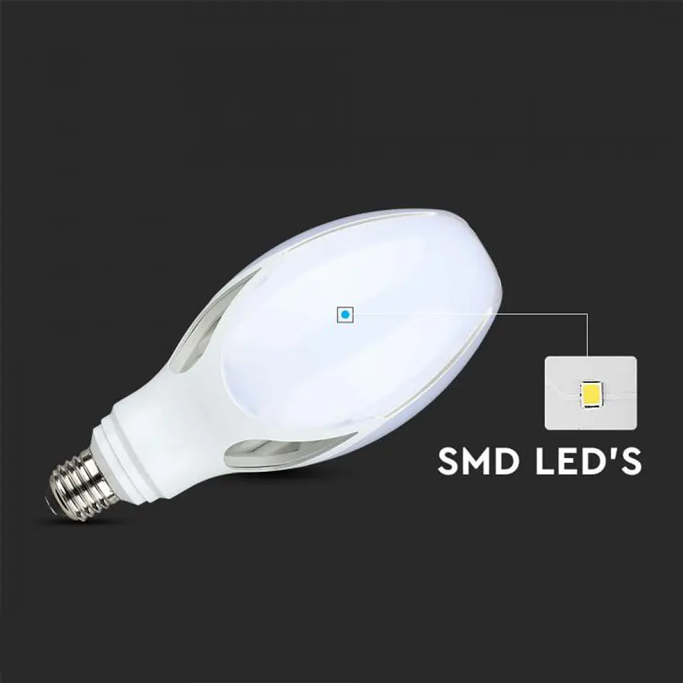 Bombilla LED Olive Chip Samsung 36W E27 265º A90 V-TAC 6