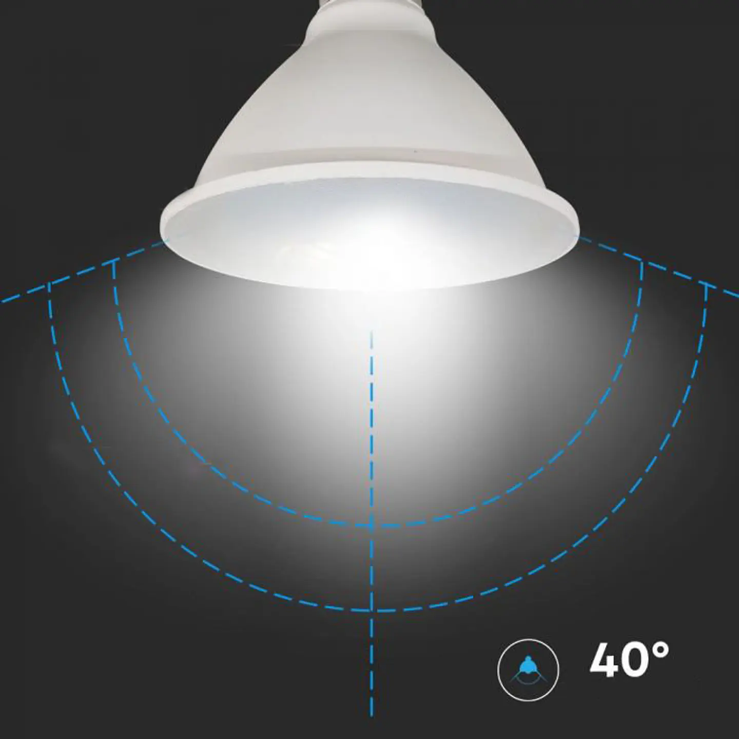Bombilla LED Chip Samsung PAR30 11W E27 40º V-TAC 3
