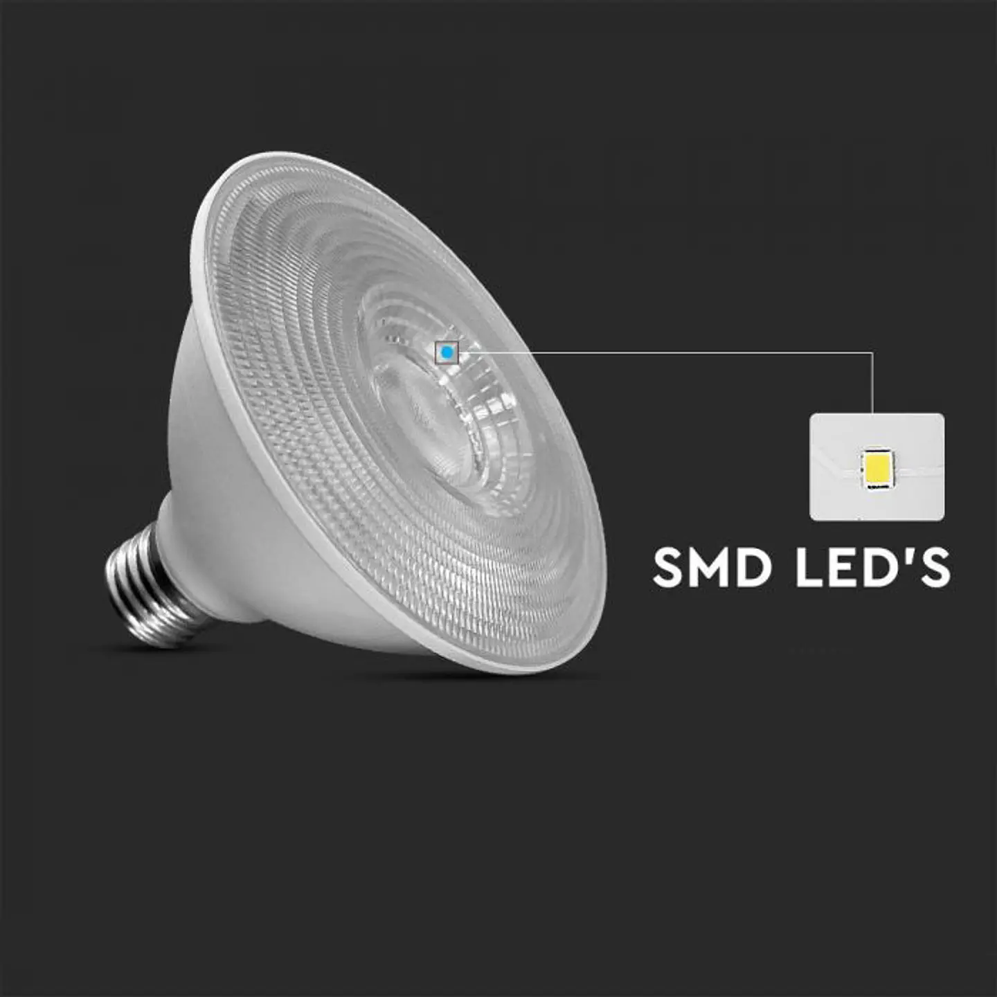 Bombilla LED Chip Samsung PAR30 11W E27 40º V-TAC 4