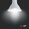 Bombilla LED Chip Samsung PAR30 12W 3000K E27 V-TAC