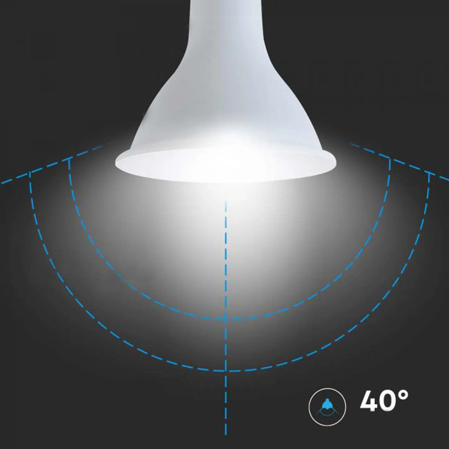 Lâmpada LED Chip Samsung PAR30 12W 3000K E27 V-TAC 3