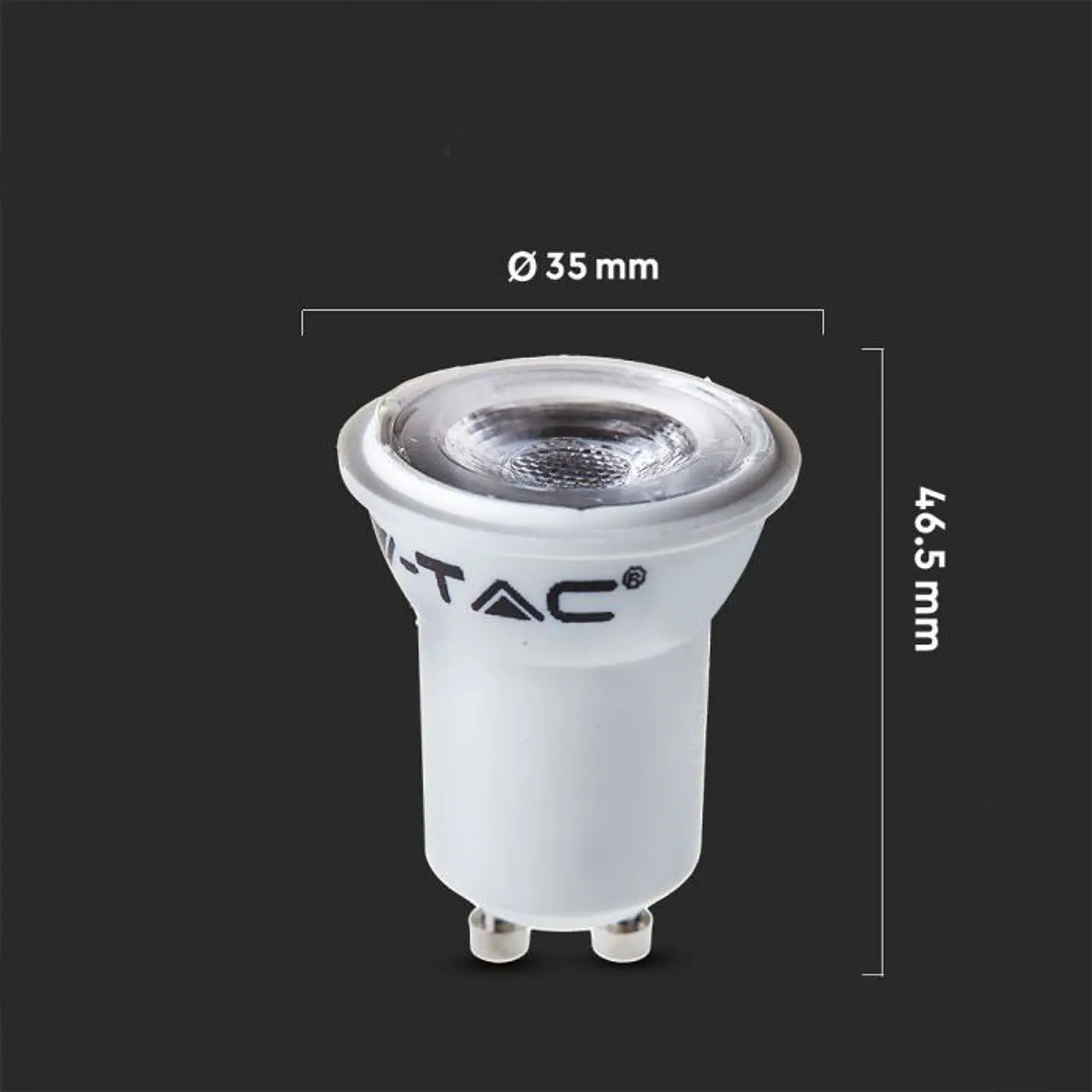 Lâmpada LED Chip Samsung 2W GU10 MR11 V-TAC 3