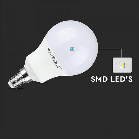 Bombilla LED Plastic Chip Samsung 8.5W 4000K E14 A60 V-TAC