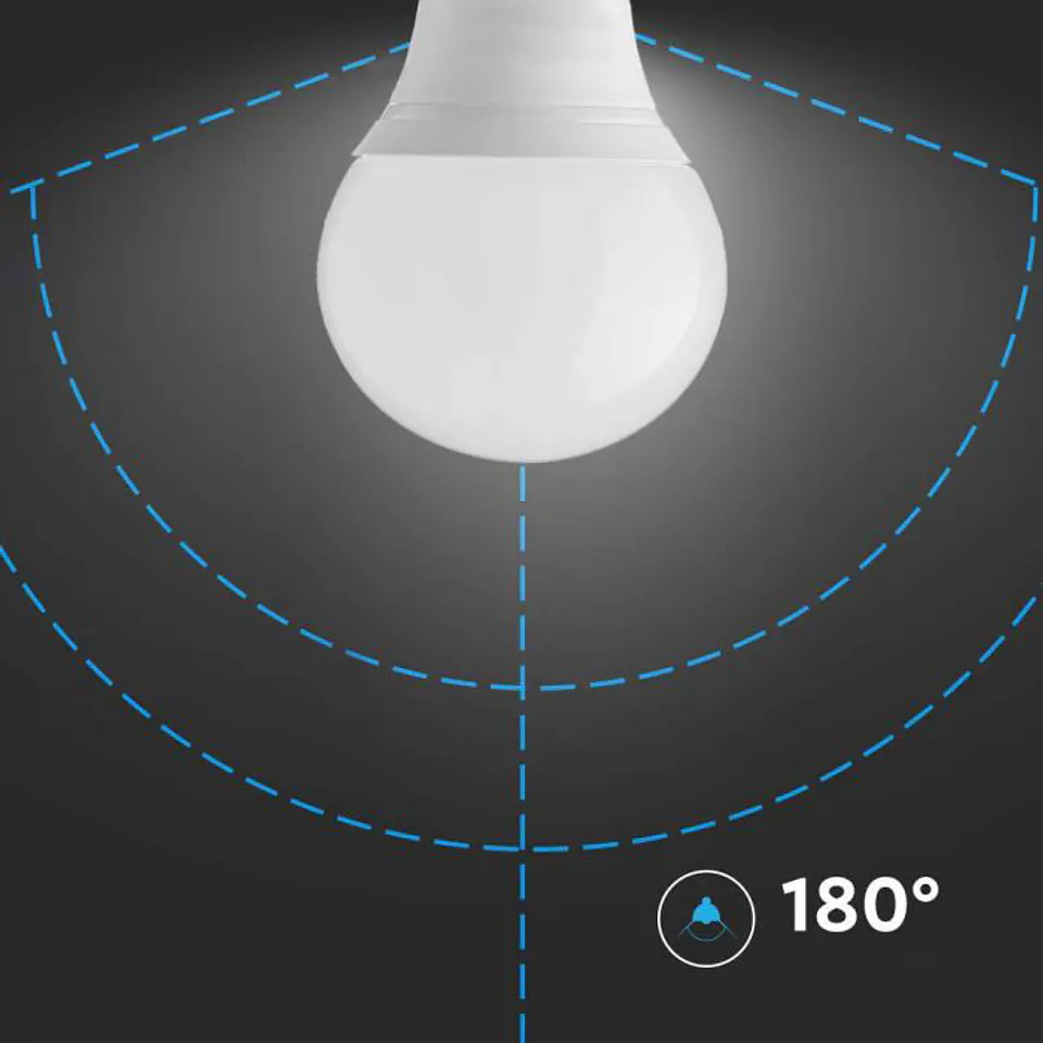 Bombilla LED Plastic Chip Samsung 4.5W E14 P45 V-TAC 3