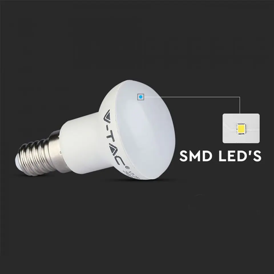 LED Bulb Plastic Chip Samsung 2.9W 6500K E14 R39 V-TAC 4